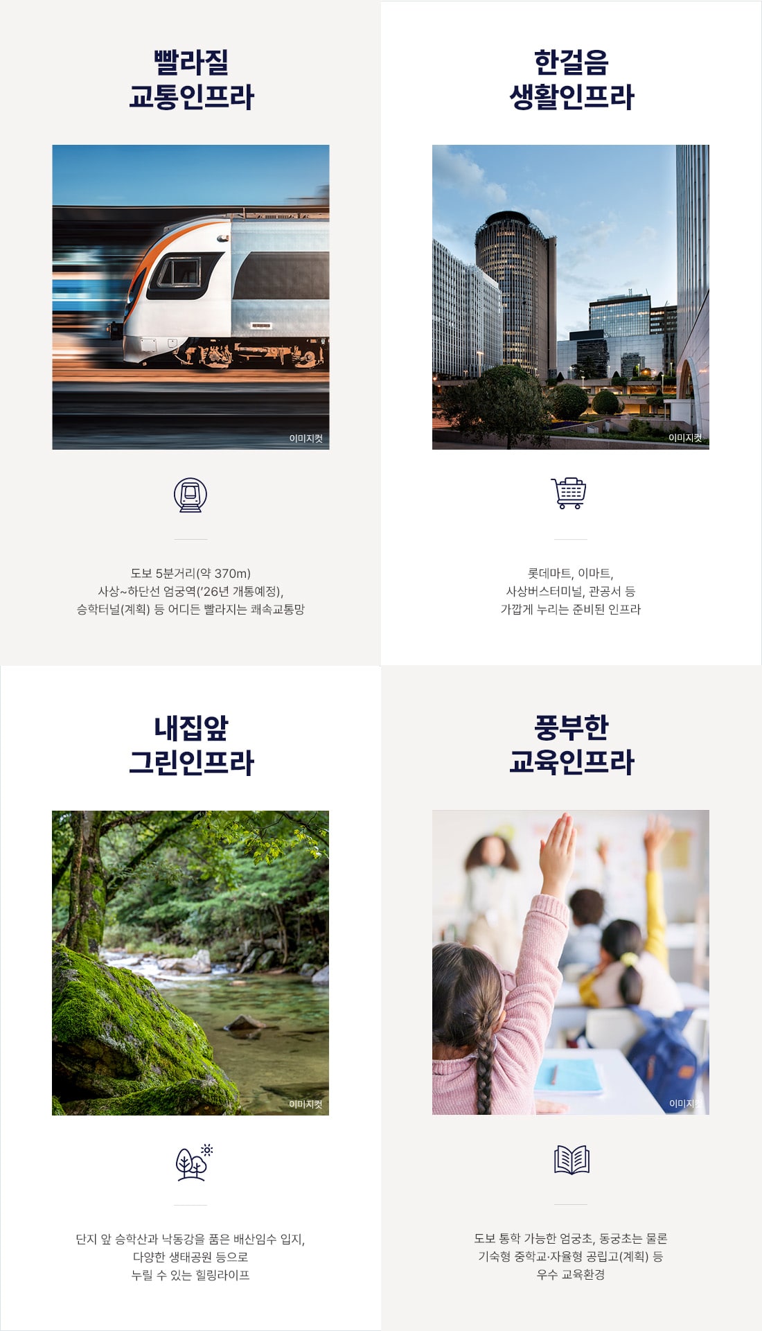 엄궁 포스코 입지환경 프리미엄